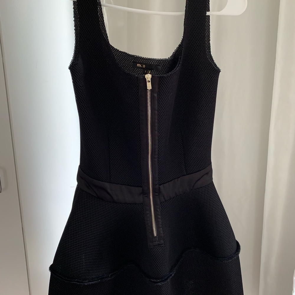 Maje Knee length mesh dress